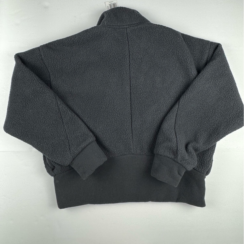 Adidas Men's Charcoal Performance Fleece Jacket - Picture 9 of 10